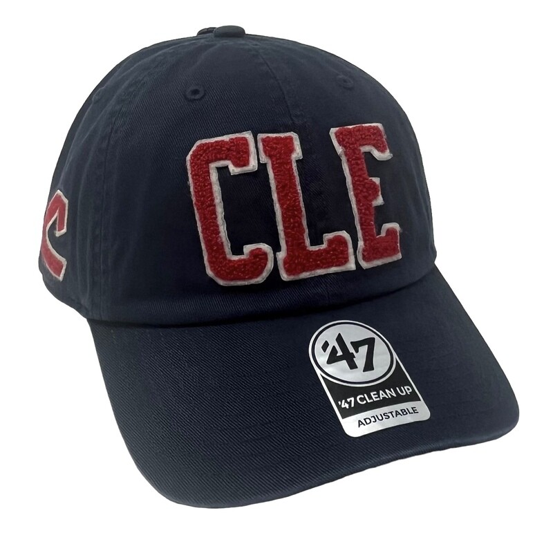 Cleveland Guardians Men’s Navy 47 Clean Up Adjustable Hat