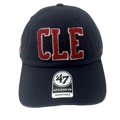Cleveland Guardians Men’s Navy 47 Clean Up Adjustable Hat