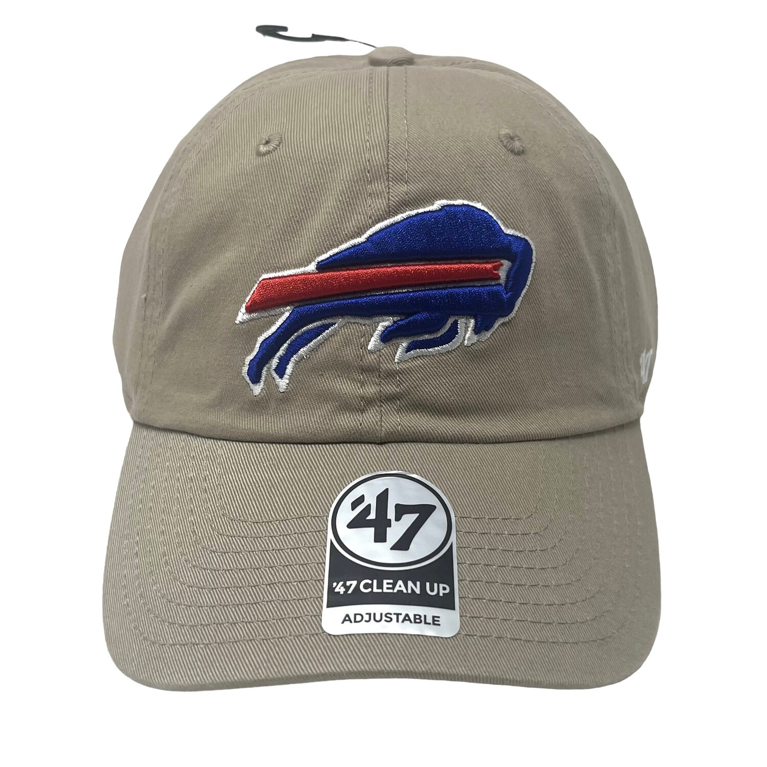Buffalo Bills Men's Khaki 47 Brand Clean Up Adjustable Hat