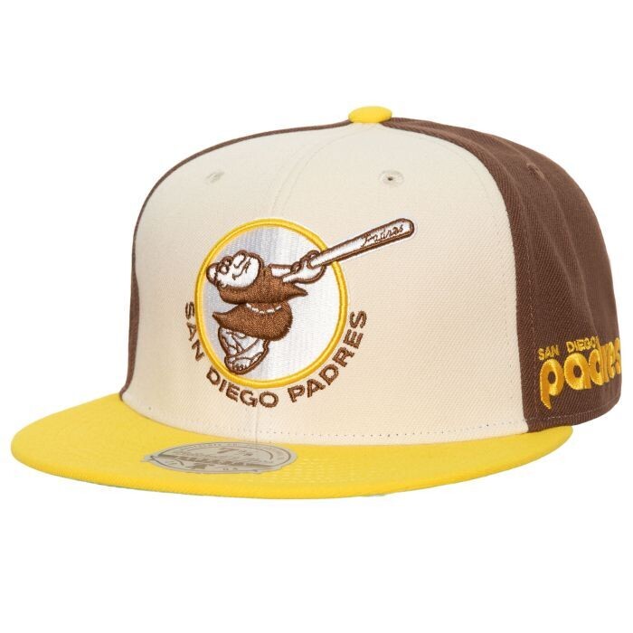 San Diego Padres Men's Homefield Mitchell & Ness Fitted Hat