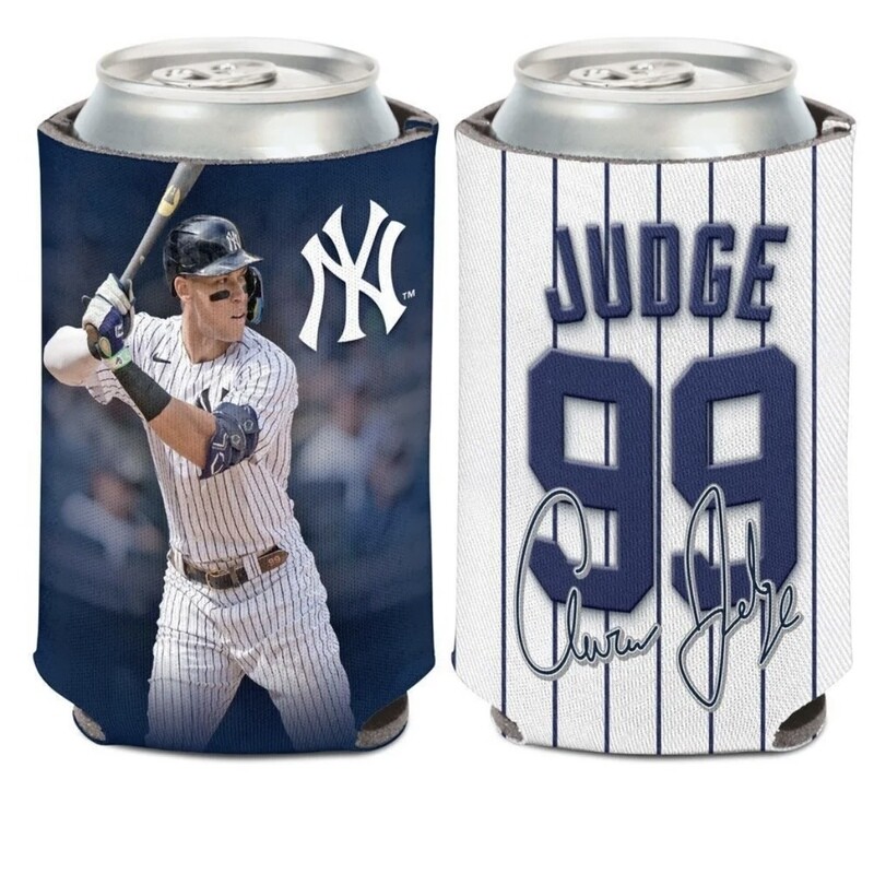 New York Yankees Aaron Judge 12 Ounce Can Cooler Koozie