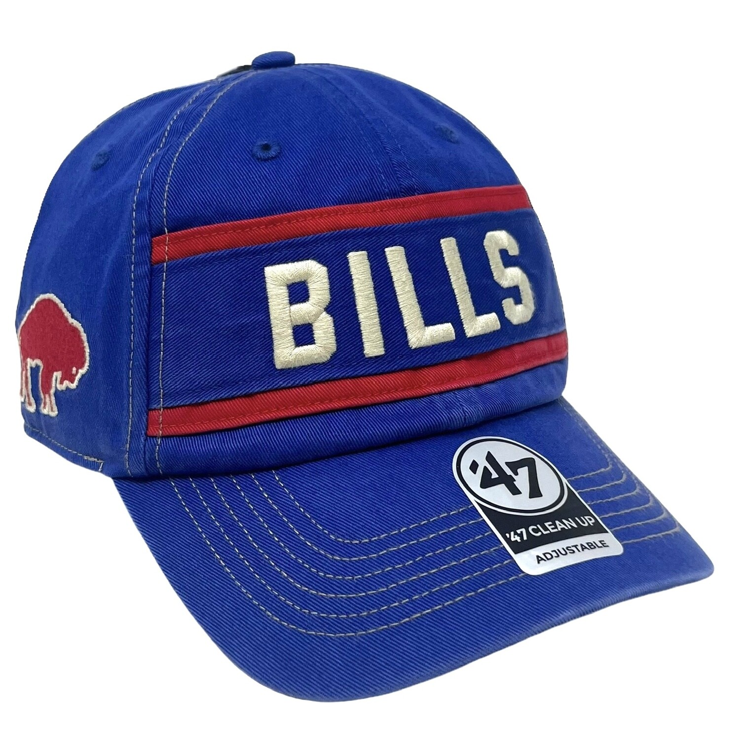 Buffalo Bills Men’s Legacy 47 Brand Clean Up Adjustable Hat