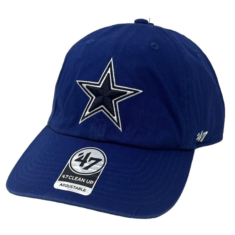Dallas Cowboys Men’s Royal 47 Brand Clean Up Adjustable Hat