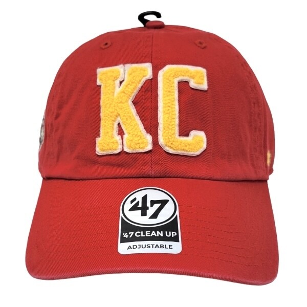 Kansas City Chiefs Red Clean Up Adjustable Hat