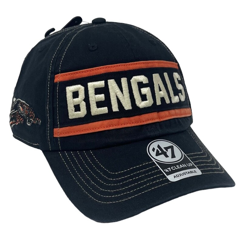 Cincinnati Bengals Men’s Legacy 47 Brand Clean Up Adjustable Hat