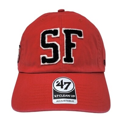 San Francisco 49ers Men’s Legacy 47 Brand Clean Up Adjustable Hat