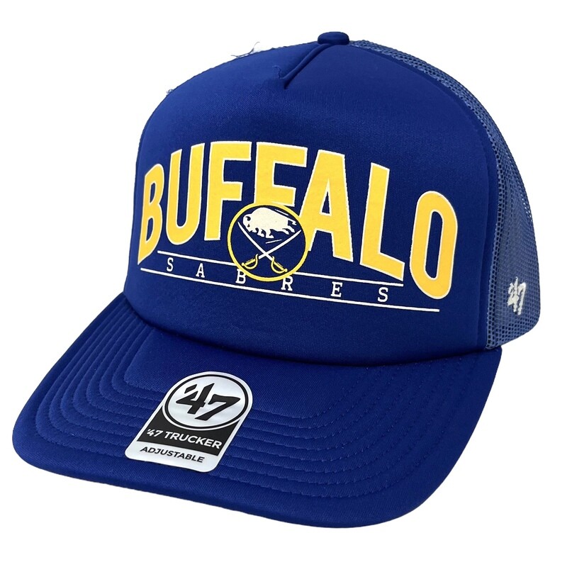 Buffalo Sabres Men’s Foam Front 47 Trucker Adjustable Hat Buffalo Sabres Men’s Foam Front 47 Trucker Adjustable Hat