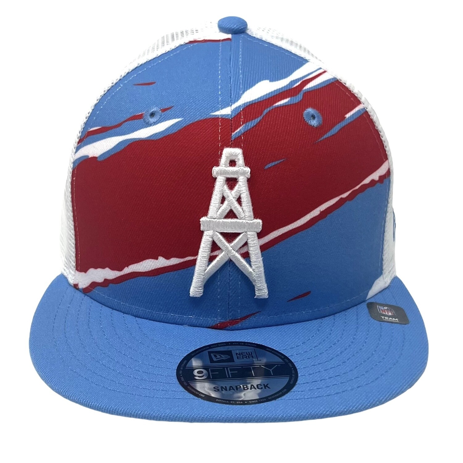 KTZ Houston Oilers Vintage Sharktooth 9fifty Cap in Blue for Men