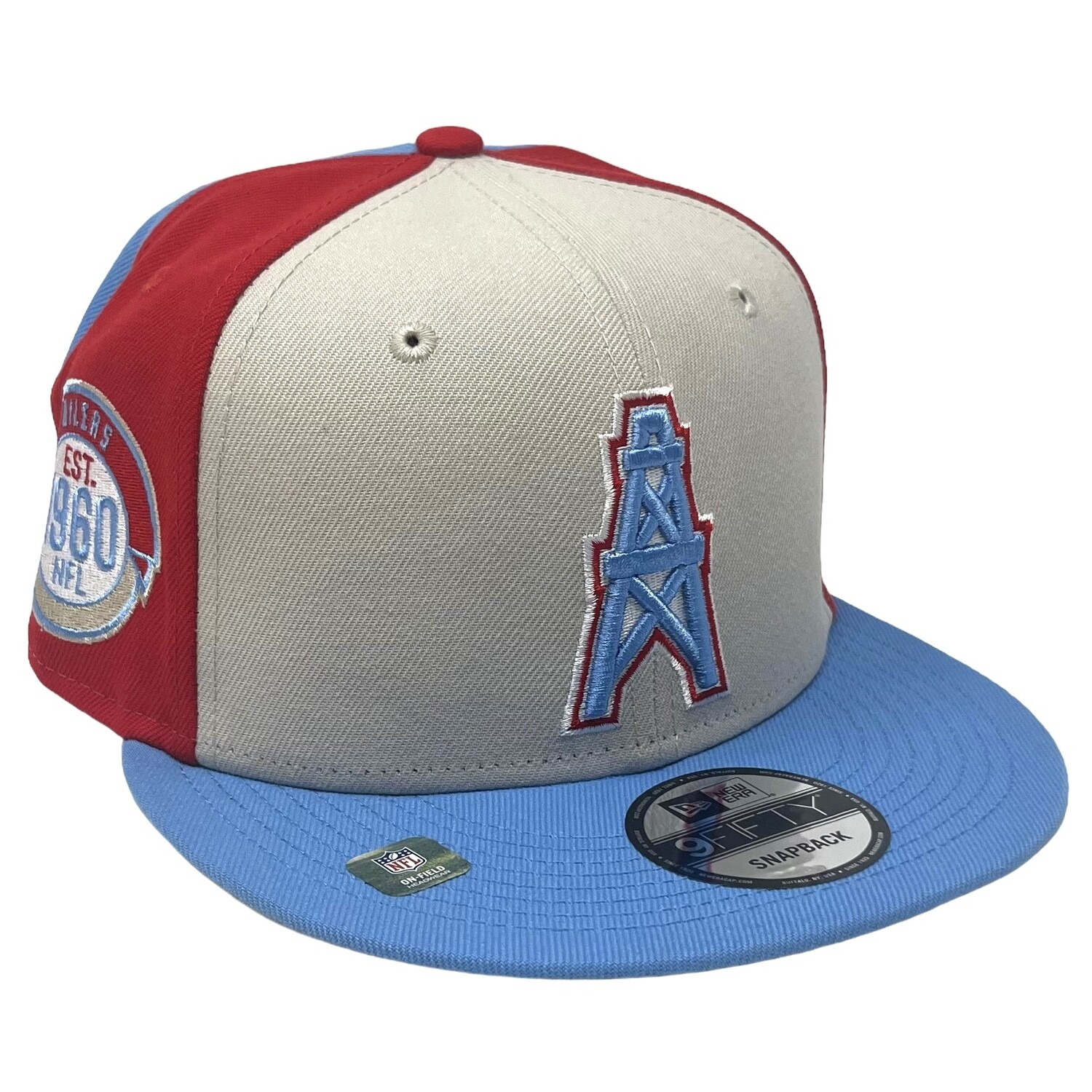 Houston Oilers Retro Men's 2023 New Era Sideline 9FIFTY Snapback Hat