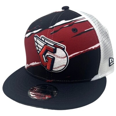Cleveland Guardians Men's New Era Tear Trucker 9FIFTY Snapback Hat