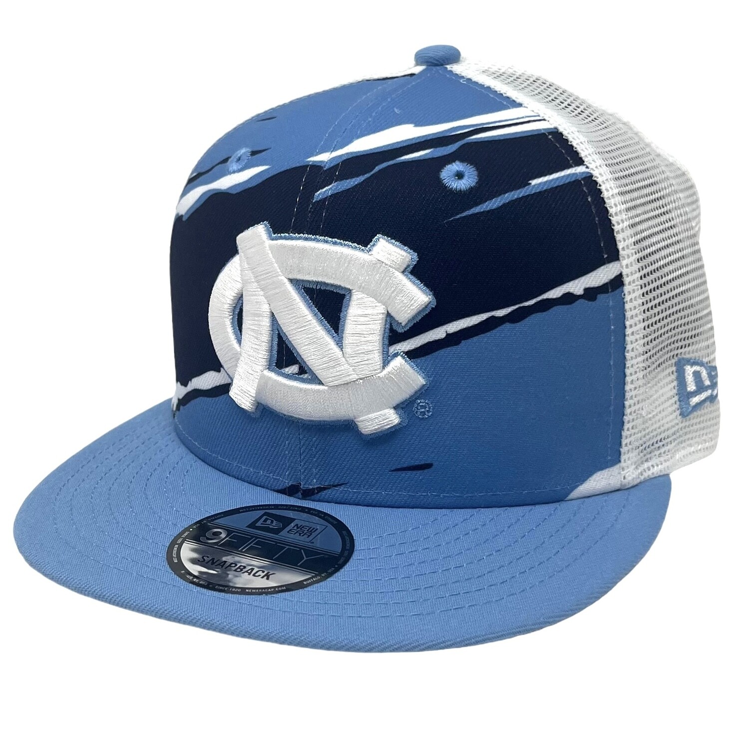 North Carolina Tar Heels Men's New Era Tear Trucker 9FIFTY Snapback Hat