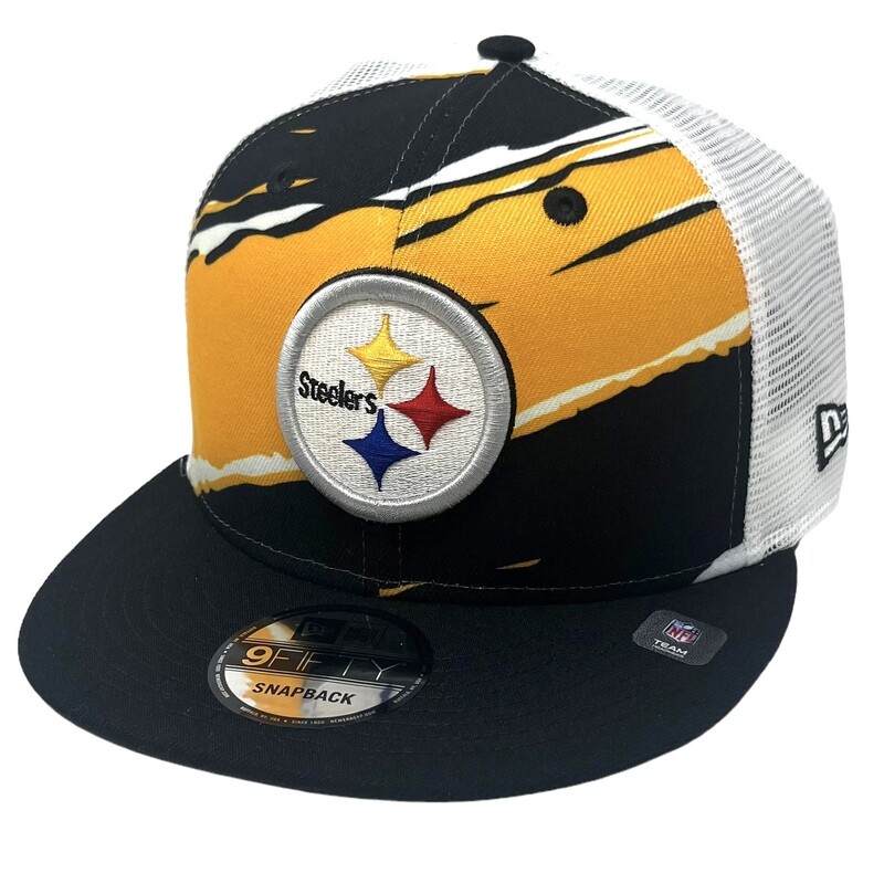 Pittsburgh Steelers Men's New Era Tear Trucker 9FIFTY Snapback Hat