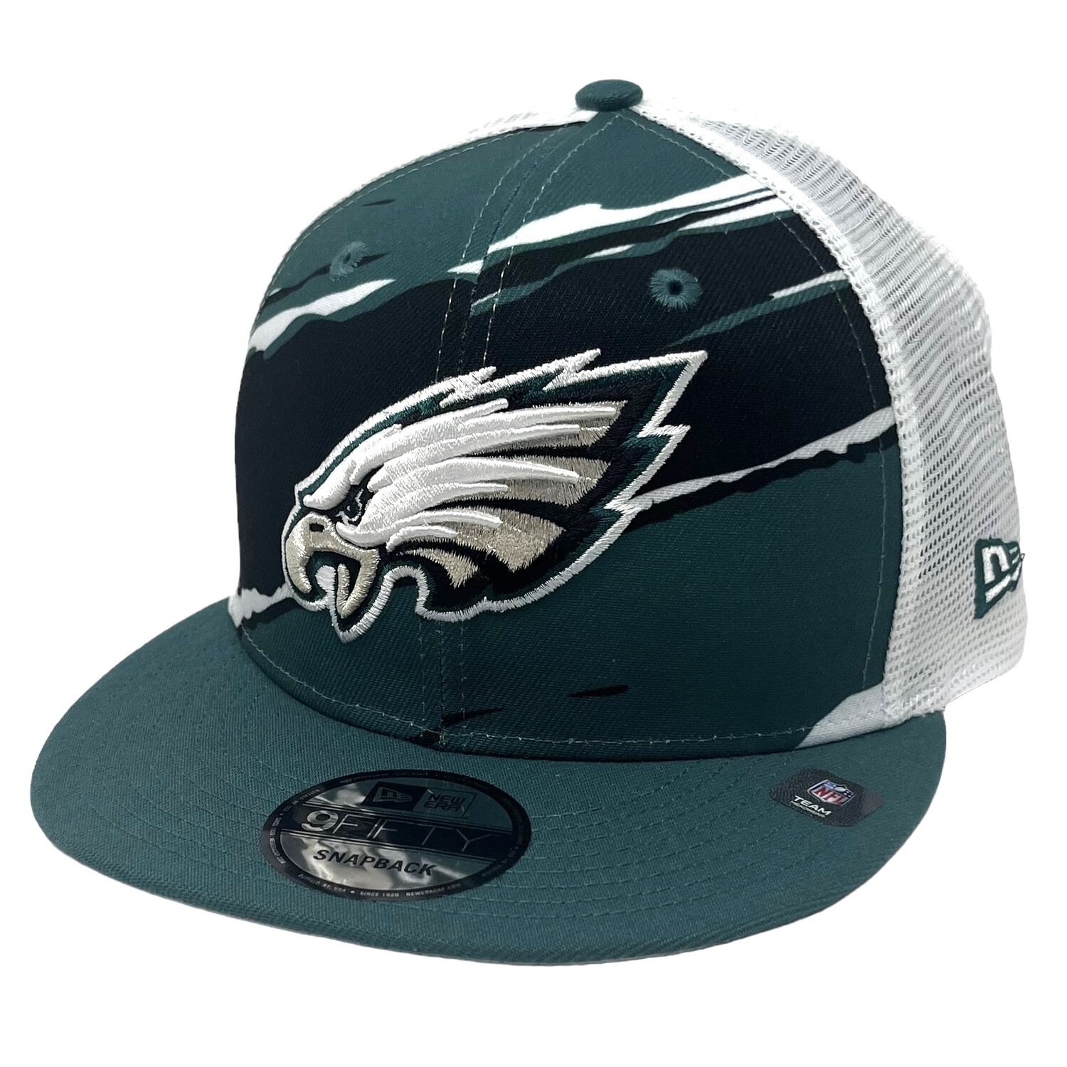 Philadelphia Eagles Men's New Era Tear Trucker 9FIFTY Snapback Hat