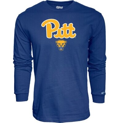 Pitt Panthers Men’s 84 Blue Long Sleeve Shirt