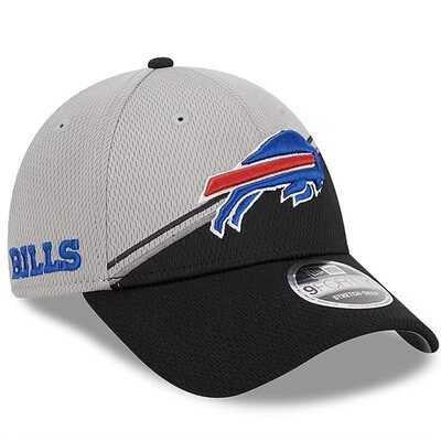 Buffalo Bills Men’s New Era Black/Gray Sideline 9FORTY Adjustable Hat