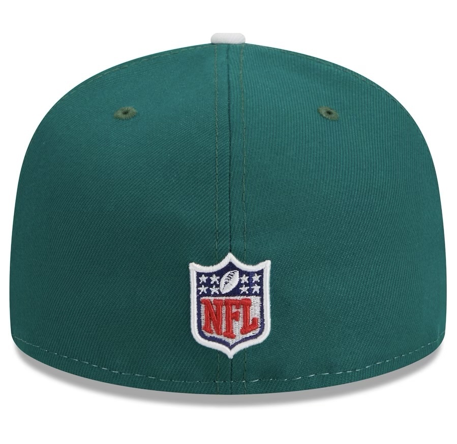 Men's New Era Cream/Kelly Green York Jets 2023 Sideline Historic 9FIFTY Snapback Hat