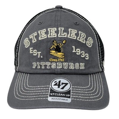 Pittsburgh Steelers Men’s 47 Legacy Clean Up Adjustable Hat