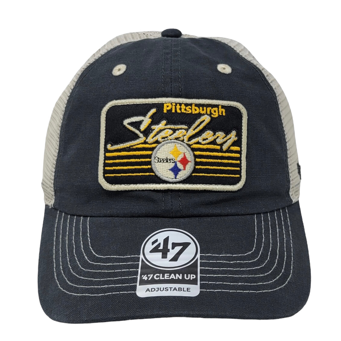 Pittsburgh Steelers Men’s 47 Vintage Clean Up Adjustable Hat
