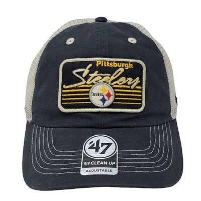 Pittsburgh Steelers Men’s 47 Vintage Clean Up Adjustable Hat