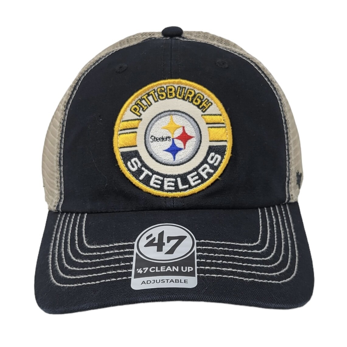 Pittsburgh Steelers Men’s 47 Vintage Clean Up Adjustable Hat