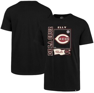 Cincinnati Reds Elly De La Cruz Men’s '47 Black Graphic T-Shirt