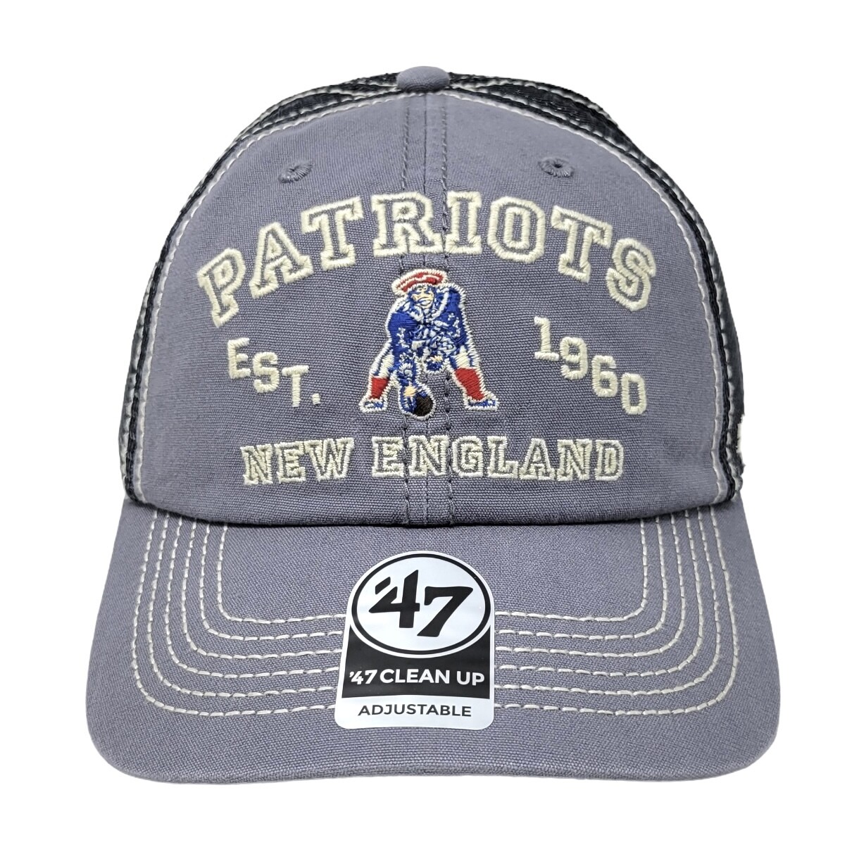 New England Patriots Men’s 47 Legacy Clean Up Adjustable Hat