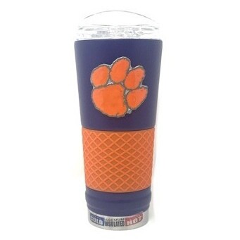 Clemson Tigers 24oz Draft Travel Tumbler