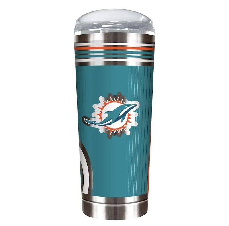 Miami Dolphins 18oz Cool Vibes Roadie Tumbler