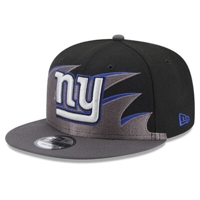 New York Giants Men's Black New Era NFL Tidal 9FIFTY Snapback Hat