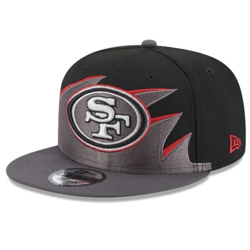 San Francisco 49ers Men's Black New Era NFL Tidal 9FIFTY Snapback Hat