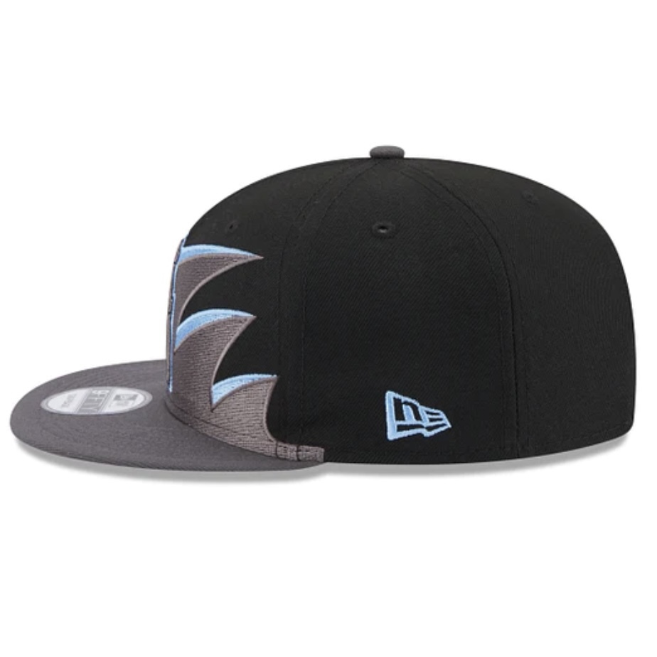 Houston Oilers Black Tidal New Era Snapback Hat