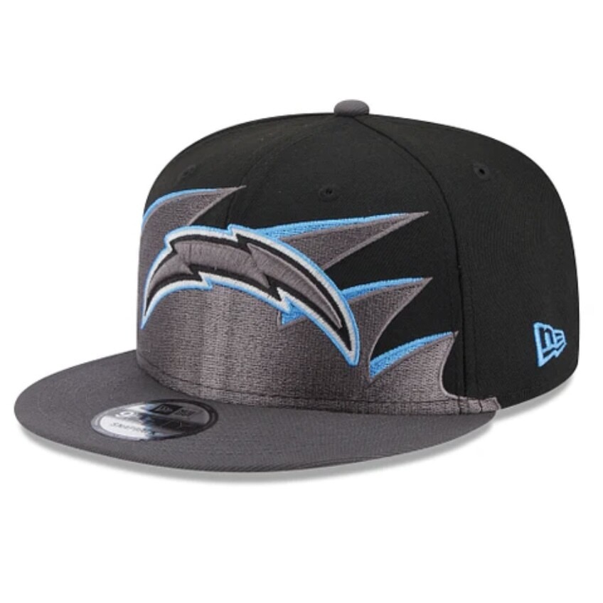 Los Angeles Chargers Men's Black New Era NFL Tidal 9FIFTY Snapback Hat