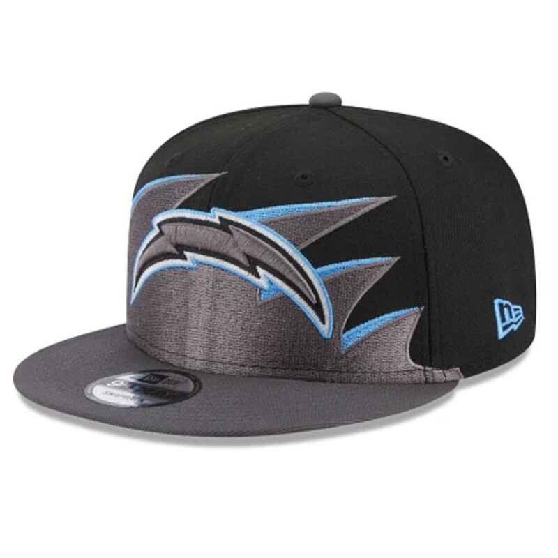 Los Angeles Chargers Men's Black New Era NFL Tidal 9FIFTY Snapback Hat