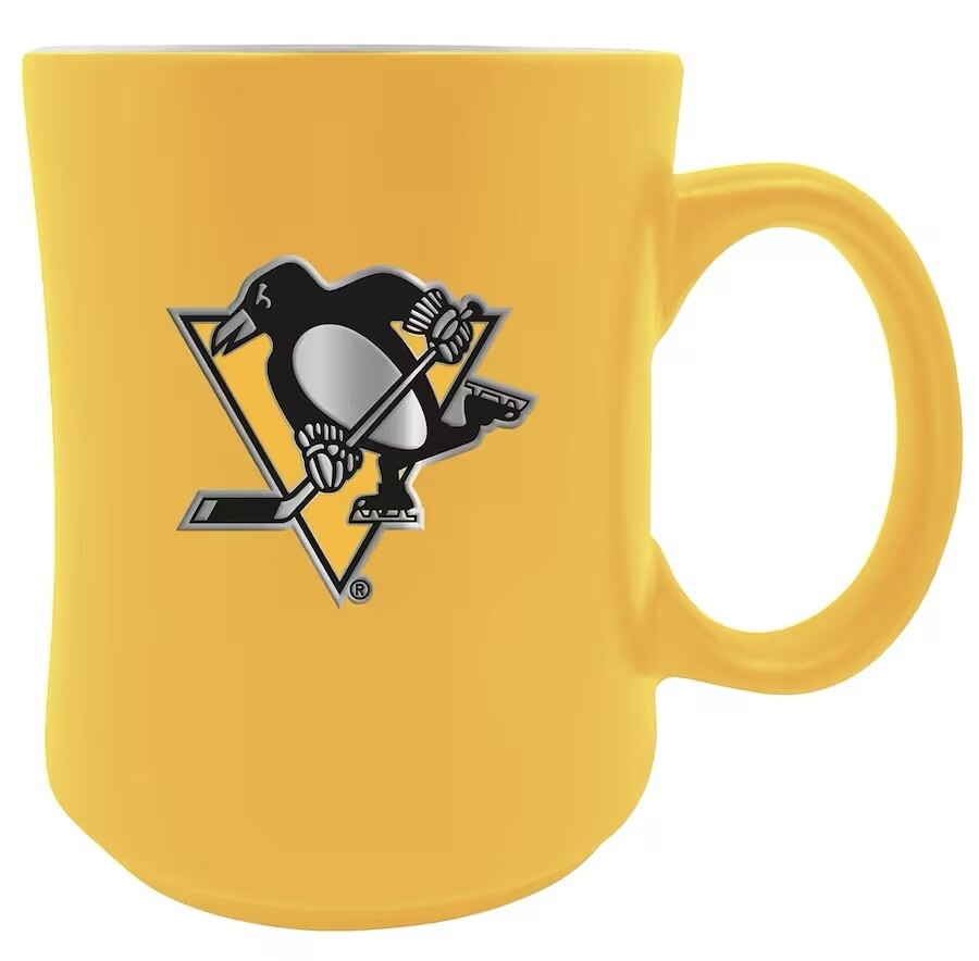 Pittsburgh Penguins 19oz Stealth Ceramic Coffee Mug