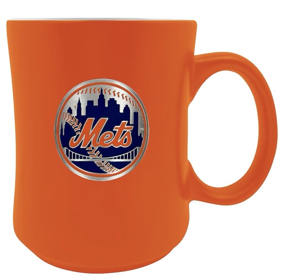 New York Mets 19oz Stealth Ceramic Coffee Mug