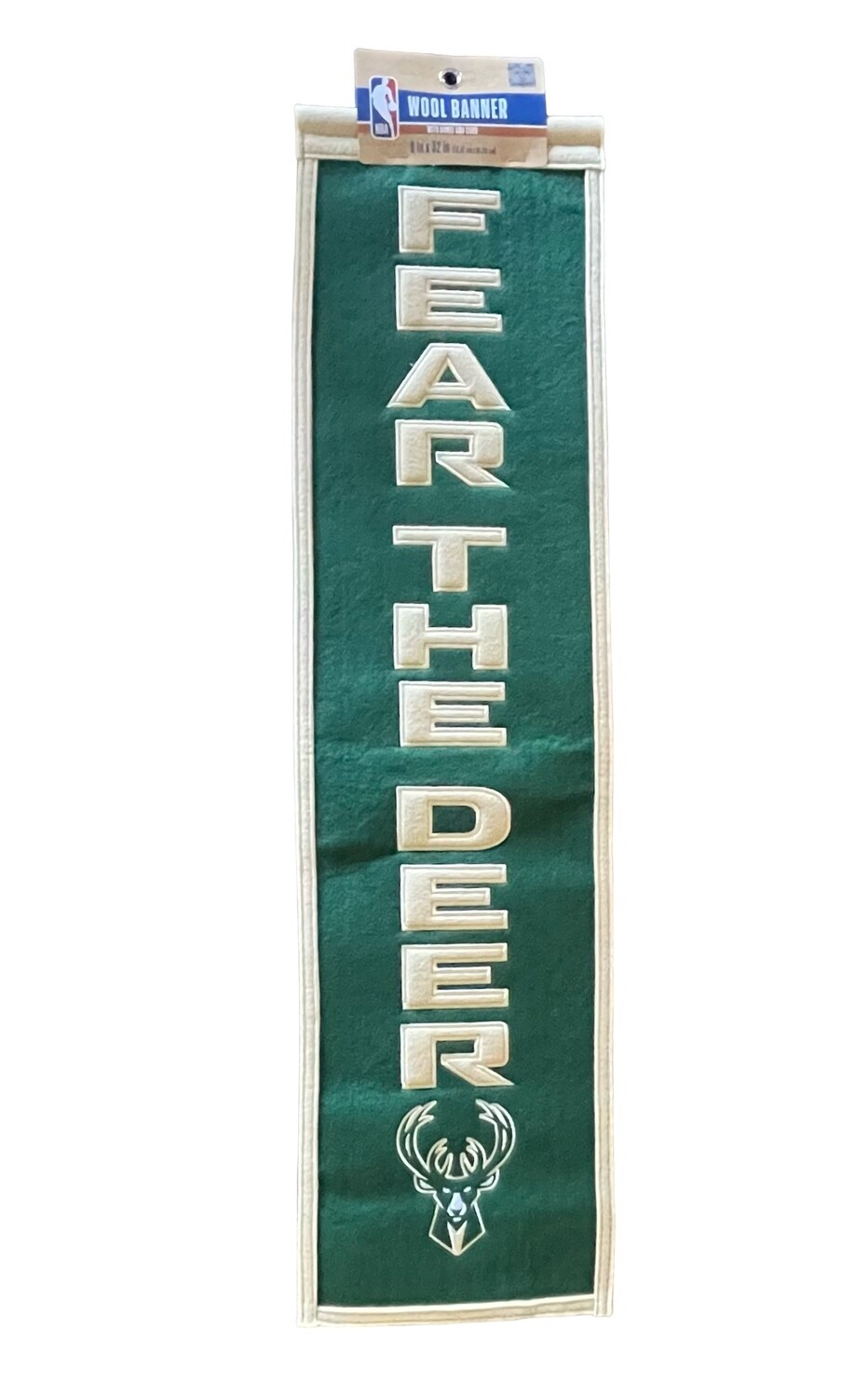Milwaukee Bucks Fear The Deer Wool Banner