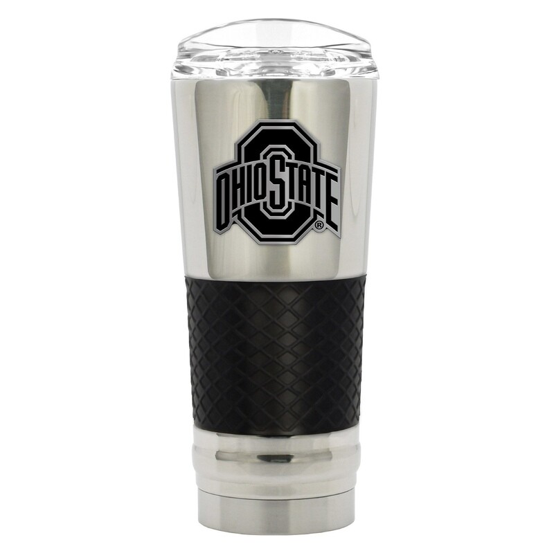 Ohio State Buckeyes Stealth Legacy Chrome 24oz Draft Travel Tumbler