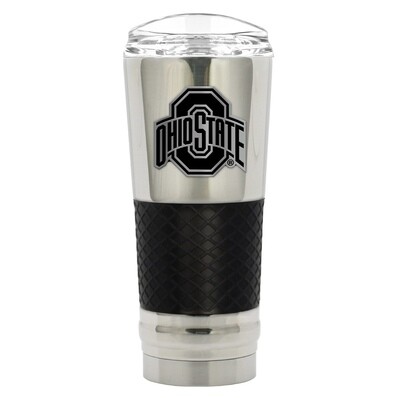 Ohio State Buckeyes Stealth Legacy Chrome 24oz Draft Travel Tumbler