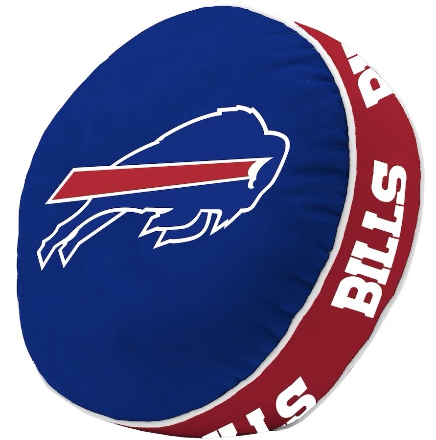 Buffalo Bills Round Team Puff Pillow