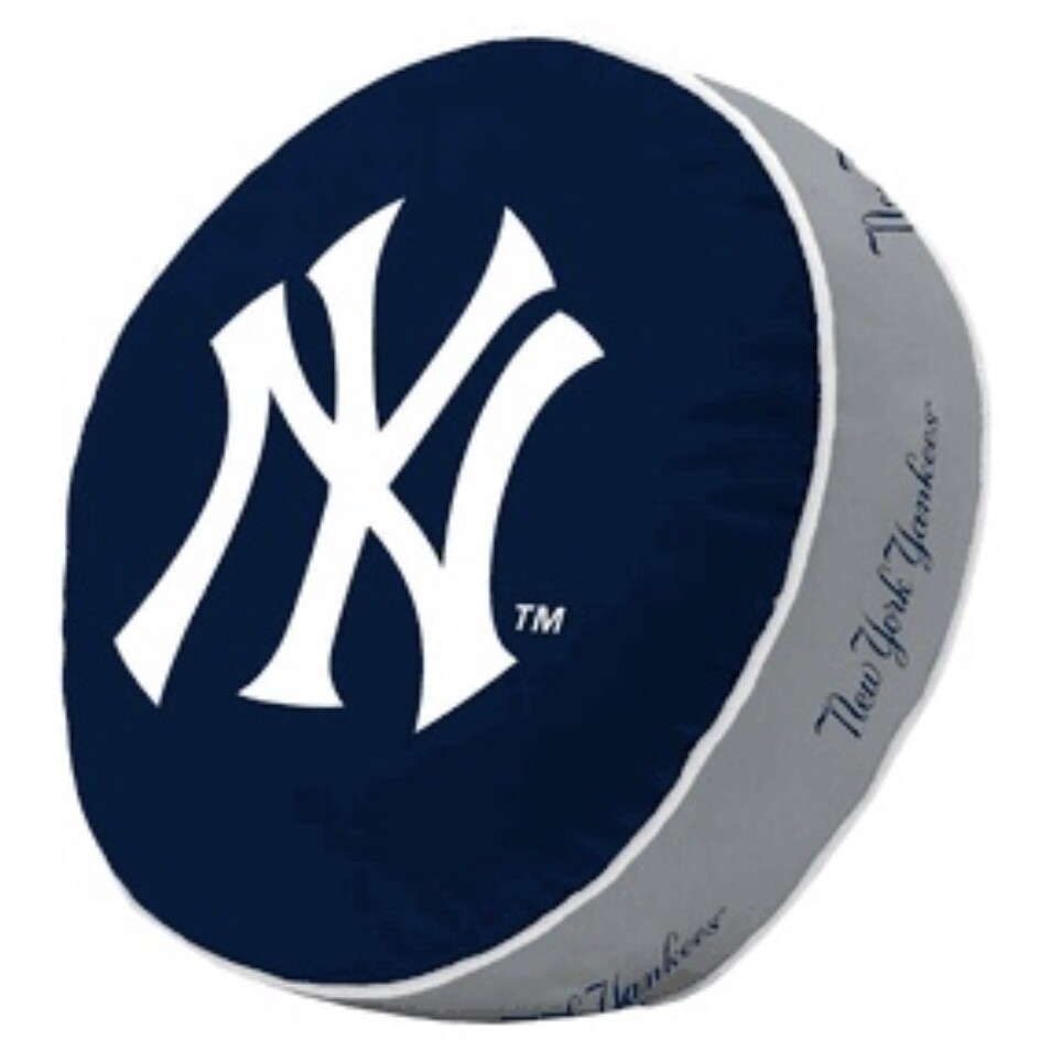 New York Yankees Round Team Puff Pillow