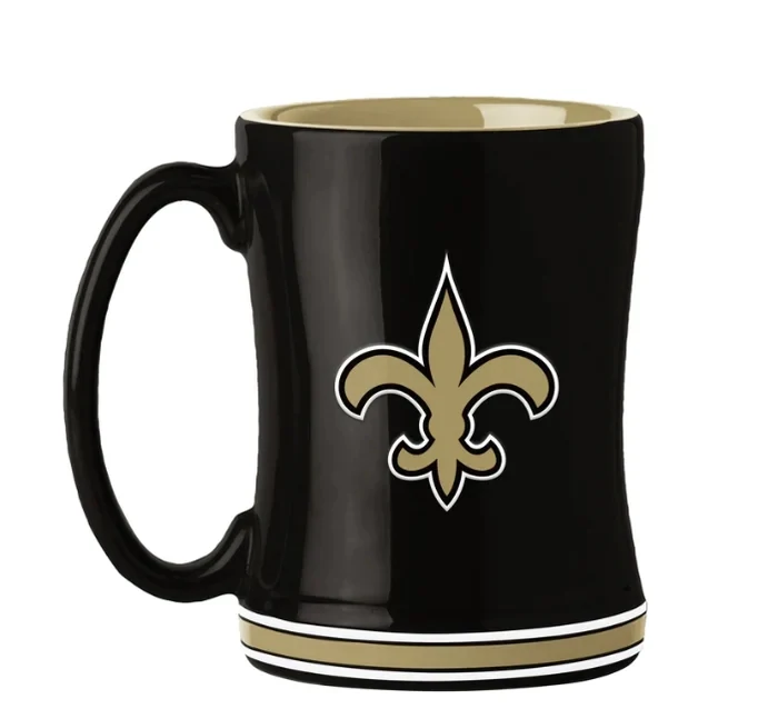 New Orleans Saints 14oz Relief Coffee Mug