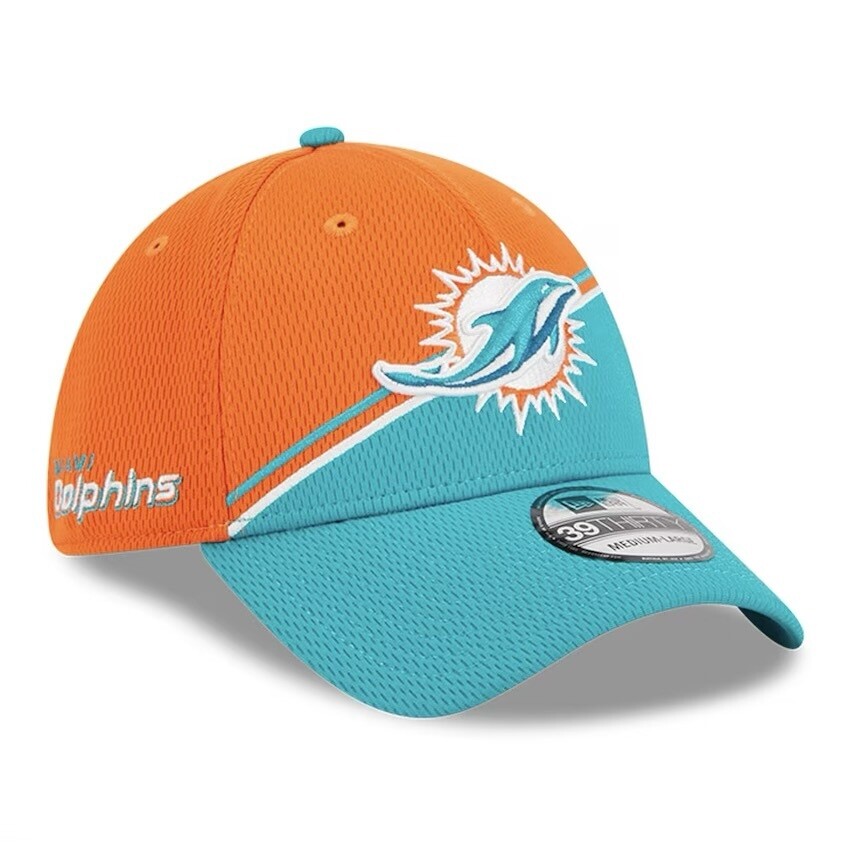 Miami Dolphins 2023 New Era Official Sideline Hat
