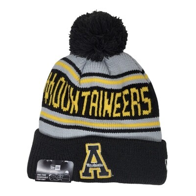 Appalachian State Mountaineers Men's New Era Repeat Cuffed Pom Knit Hat