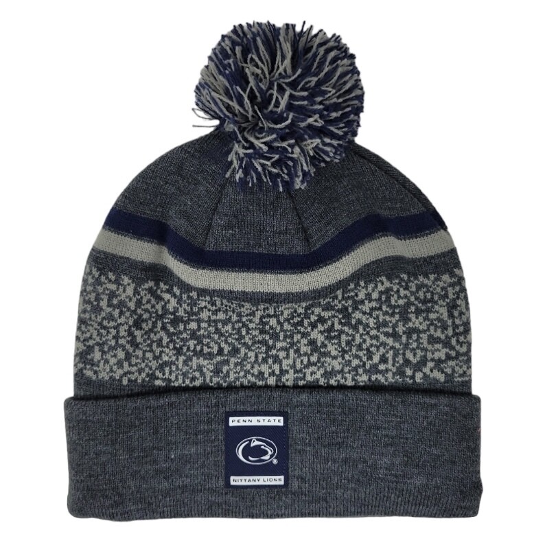 Penn State Nittany Lions Men's Top of the World Cuffed Pom Knit Hat