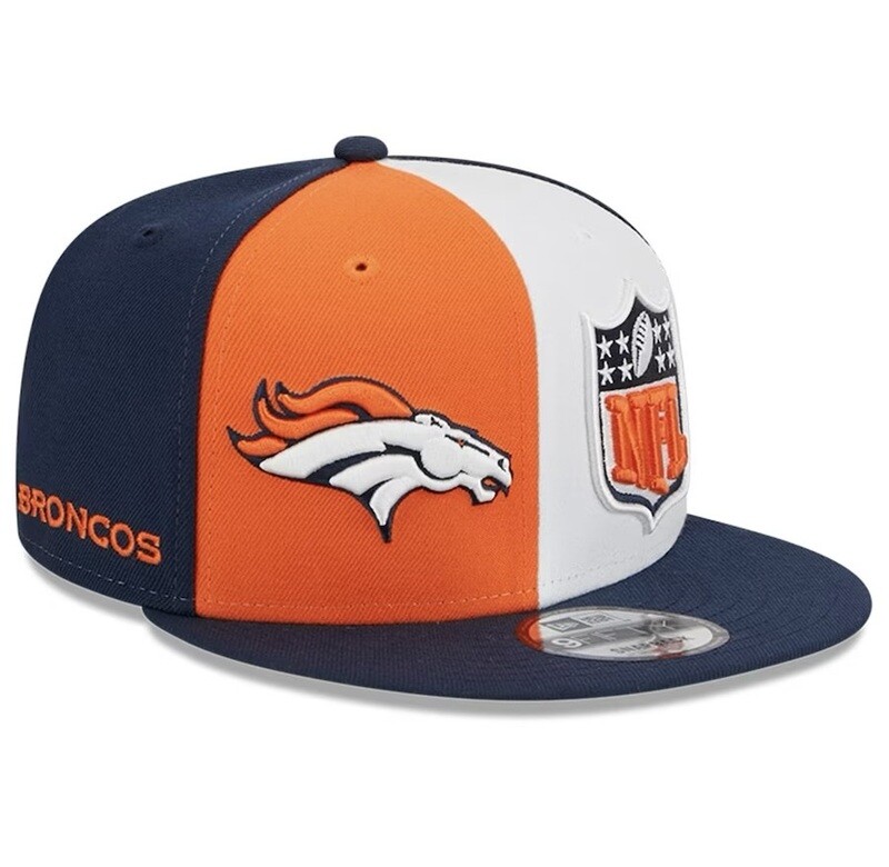 Denver Broncos Men’s New Era Orange/Blue 2023 Sideline 9FIFTY Snapback Hat