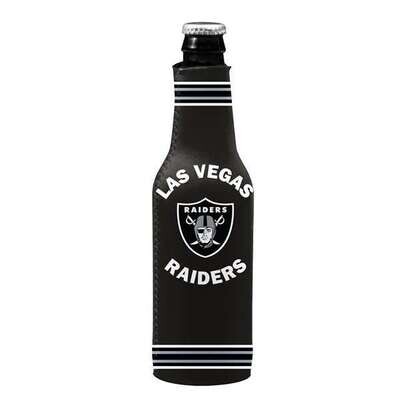 Las Vegas Raiders Crest Logo 12 Ounce Bottle Cooler