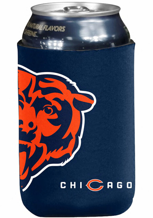 Chicago Bears Oversized Logo 12 Ounce Can Cooler Koozie