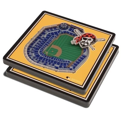 Pittsburgh Pirates 3D StadiumViews Coasters
