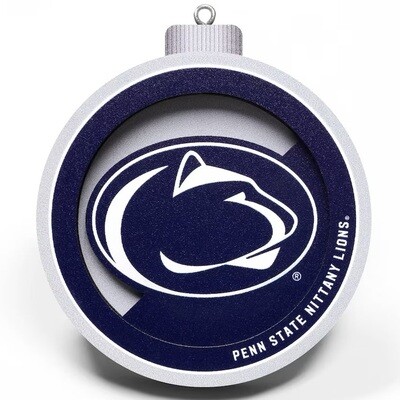 Penn State Nittany Lions 3D Logo Ornament