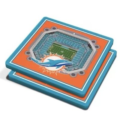 Miami Dolphins 3D StadiumViews Coasters